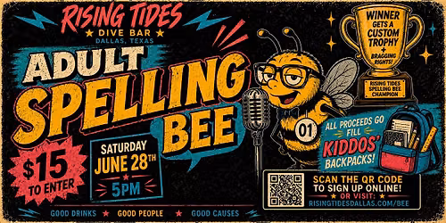 RISING TIDES ADULT SPELLING BEE