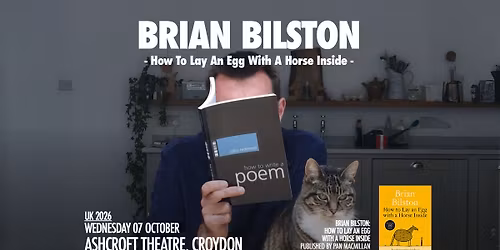 Brian Bilston at Ashcroft Theatre, Croydon