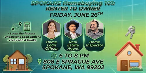 Spokane Homebuying 101: Renter to Owner