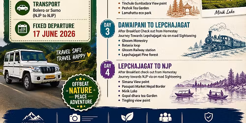 Offbeat Darjeeling Group Tour