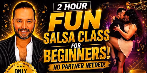 Fun 2 Hour Salsa Class for Beginners by Alejandro Sol!