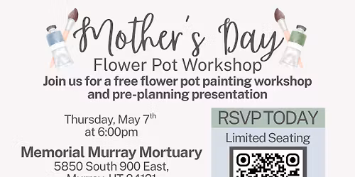 Murray Mother's Day Flower Pot Workshop