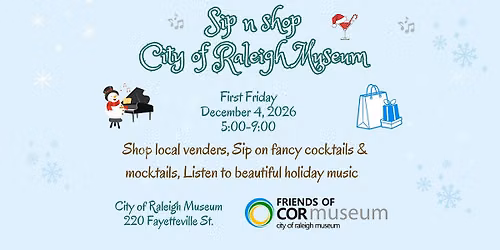 Sip-n-Shop at the Museum