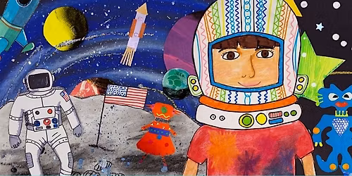 Space Themed Art Class 