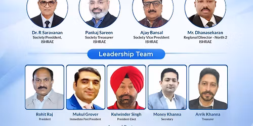 ISHRAE Chandigarh Chapter invites you for Installation Ceremony for Society Year 2026-27.