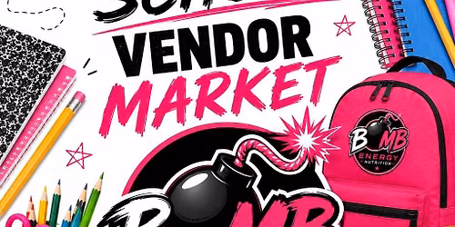 Back to school vendor market