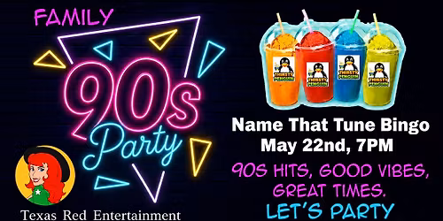 Thirsty Penguin LHTX presents Texas Red's Name That Tune Bingo with DJ Dale Friday, May22nd @7pm