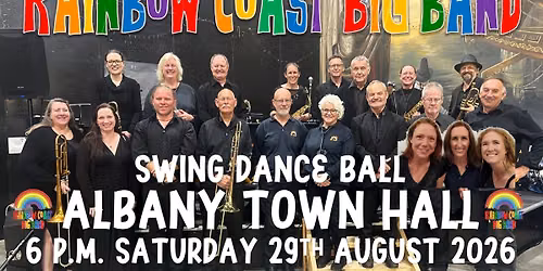 Swing Dance Ball with the Rainbow Coast Big Band