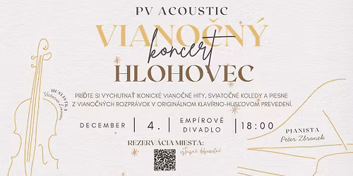 Victoria Linnen a Peter Zbranek: Viano\u010dn\u00fd koncert v Emp\u00edrovom divadle Hlohovec