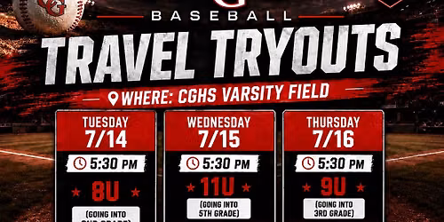 Center Grove 12U Travel Tryouts