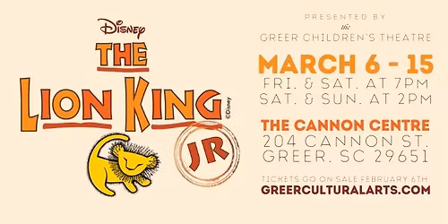 GCT presents The Lion King Jr