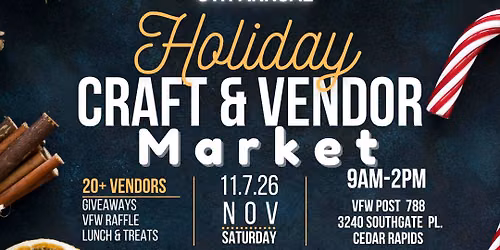 6th Annual Holiday Craft & Vendor Market 