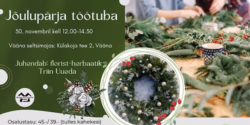 Jõulupärja töötuba