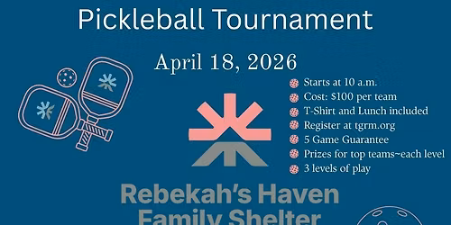 Pickleball Tournament for Rebekah's Haven