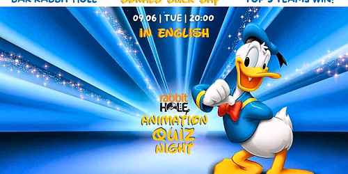 Cartoon Madness: Animation Quiz Night - Donald Duck Day