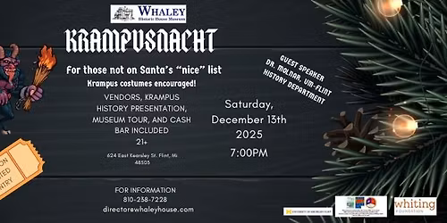 Krampusnacht, Krampus comes to the Whaley!