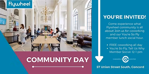 Community Day at Flywheel Concord!