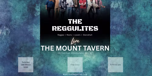 The Reggulites LIVE at The Mount Tavern | Wolverhampton