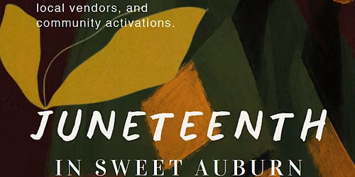 Juneteenth in Sweet Auburn