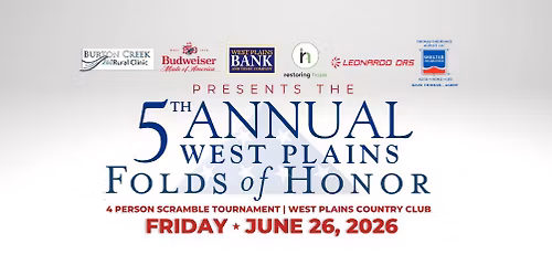 5TH ANNUAL FOLDS OF HONOR GOLF TOURNAMENT