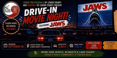 Kinston's Drive-In Movie Night! | Jaws