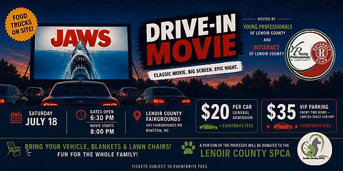 Kinston's Drive-In Movie Night! | Jaws