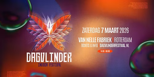 Dagvlinder Festival - Van Nelle Fabriek - 7 maart 2026