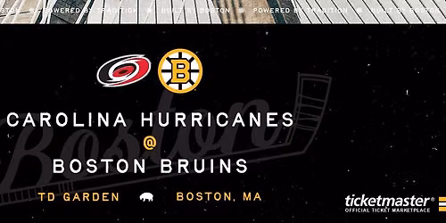 Boston Bruins at Carolina Hurricanes at Lenovo Center