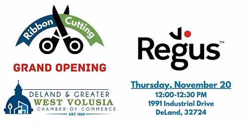 Ribbon Cutting | Grand Opening for Regus!