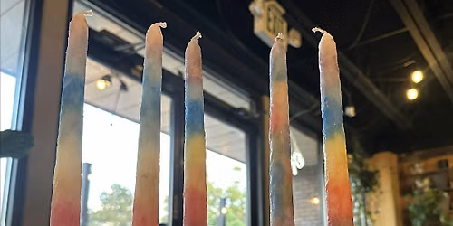 Never Let Pride End - Rainbow Candle Painting @Purpose Brewing