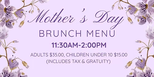 Mother's Day Brunch at the Sandbar Eatery