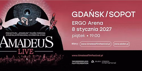 Amadeus Live \u2013 pokaz filmu Milo\u0161a Formana z muzyk\u0105 symfoniczn\u0105 i ch\u00f3raln\u0105 na \u017cywo