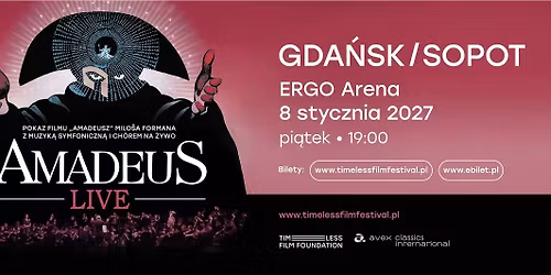Amadeus Live \u2013 pokaz filmu Milo\u0161a Formana z muzyk\u0105 symfoniczn\u0105 i ch\u00f3raln\u0105 na \u017cywo