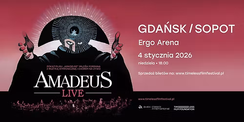 Amadeus Live \u2013 pokaz filmu Milo\u0161a Formana z muzyk\u0105 symfoniczn\u0105 i ch\u00f3raln\u0105 na \u017cywo