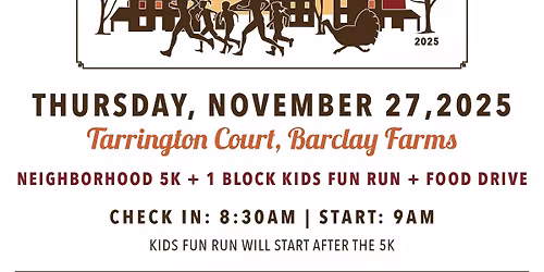 2025 Tarrington Turkey Trot