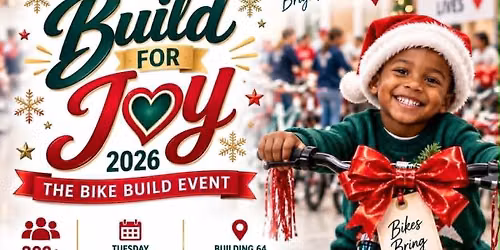 Going Places Build for Joy Bike Build Event