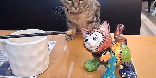 Meowsterpieces @ The Downtown Cat Cafe!