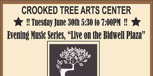 Beatles & Brew!!! Ticket To Ride Electric at Crooked Tree Arts Center Bidwell Plaza, Tues June 30!!!