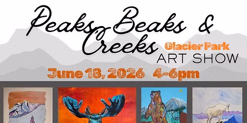 Peaks, Beaks & Creeks Art Show
