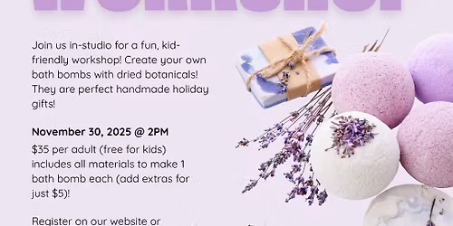Bath Bomb Workshop