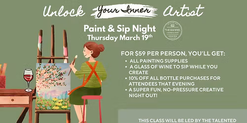 Paint and Sip at The Barrel