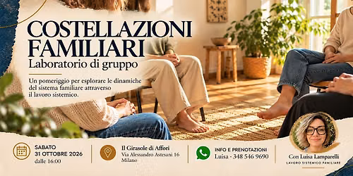 COSTELLAZIONI FAMILIARI Laboratorio di Gruppo