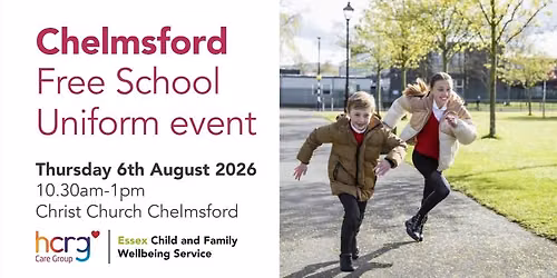 Free School Uniform Event: Chelmsford