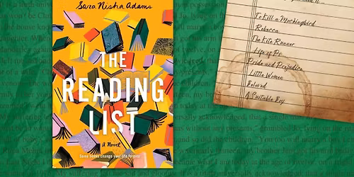 Storms and Stories presents: The Reading List by Sara Nisha Adam\u2019s