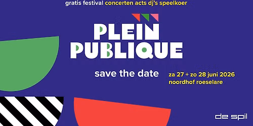 Plein Publique 2026