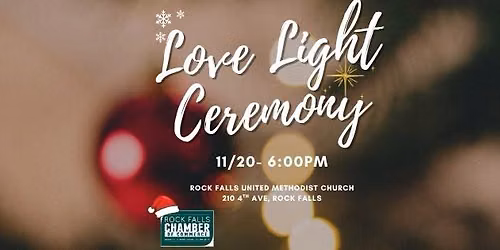 Hometown Holidays Love Light Ceremony