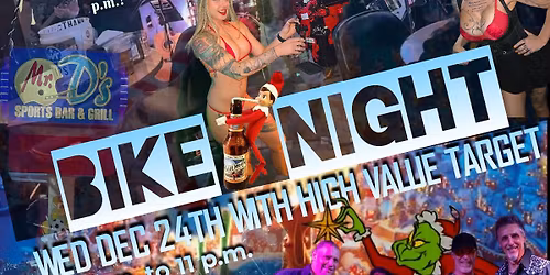BIKE NIGHT CHRISTMAS EVE WITH HVT BAND!