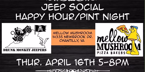 Mellow Mushroom Jeep Social.  April 2026