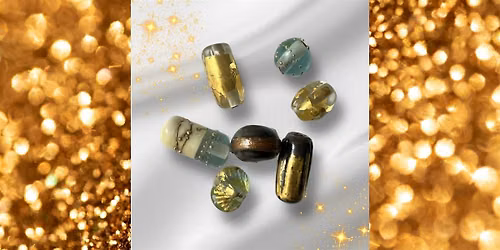 Holiday Sparkle Beads: Metals, Foils, Leaf & Aventurine with Ayana Benjamin