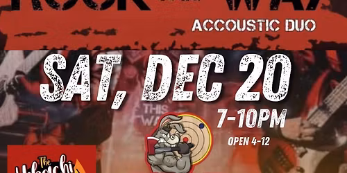 Rock this Way Acoustic Duo and The Hibachi Hut food truck